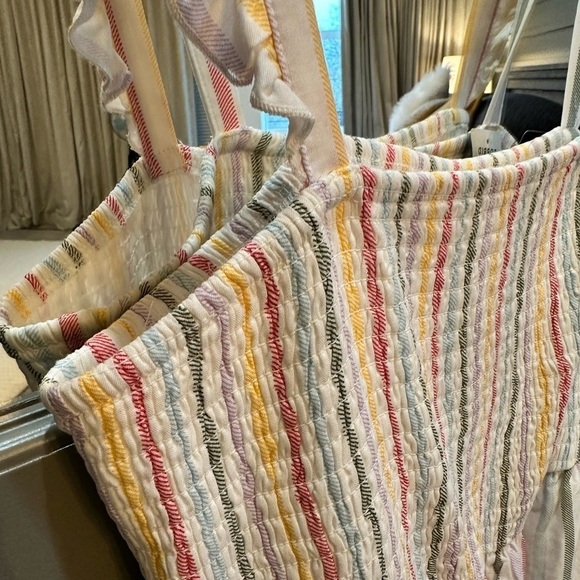 Torrid Smocked Midi Striped Dress 1X NWT - Picture 3 of 8